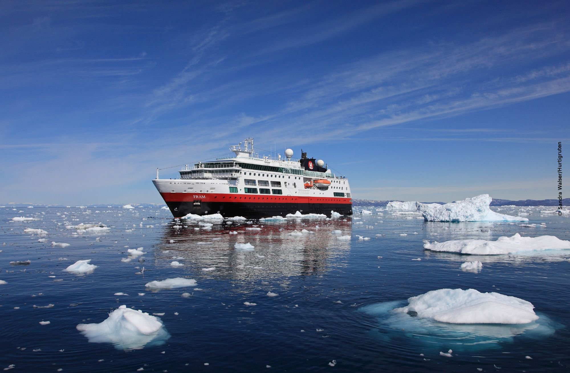 Expeditionsschiff MS FramGreenland - © Sandra Walser/Hurtigruten