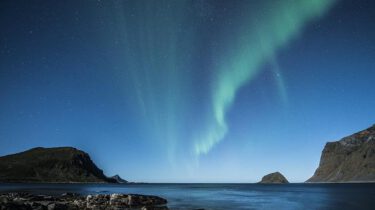 Postschiff Hurtigruten Das Polarlicht in Norwegen
